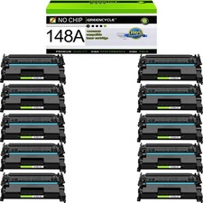 10*No Chip W1480A Toner Fits for HP148A LaserJet Pro 4001n 4001dn MFP 4101fdw picture