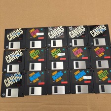 Vintage Lot of 15 Canvas Imaging/Utility/Desing Software Discs for Mac picture