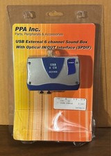 PPA Inc. USB External 6 Channel (5.1) Sound Box Optical IN/OUT interface - NEW picture