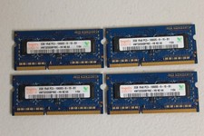 (4) Hynix 2GB 1Rx8 PC3 - 10600S-9-10-B1 (HMT325S6BFR8C-H9) picture