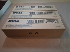 Lot of 3 Dell Toner Cartridges 5130cdn Cyan,Yellow and Magenta picture