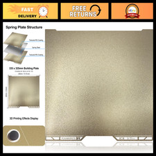 Double Sided Textured PEI Build Plate 335x325mm for 3D Printers, A2L H2C Compati picture