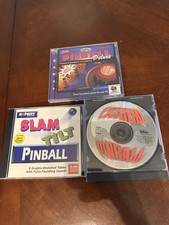 ⁠Vintage PC Pinball Game Lot Extreme Pinball Slam Tilt Pinball Deluxe Windows 95 picture