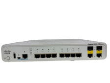 Cisco Catalyst 2960-C Series Switch (WS-C2960C-8TC-L V03) with Power Cord picture