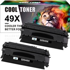 2PK Hi-Yield Q5949X 49X Toner Cartridge For HP LaserJet 1320T 1320TN 3390 3392 picture