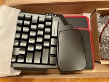 MFTEK One Hand Gaming Keyboard and Mouse Combo, RGB Rainbow Backlit picture