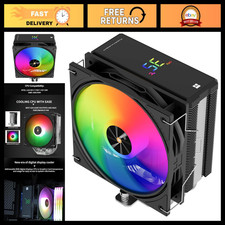 High-Performance 120mm ARGB CPU Cooler, PWM Quiet Fan, Intel/AMD Compatible, Dig picture