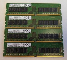Samsung 4 x 32GB DDR4 2Rx8 PC4-2666V-R RDIMM Server Memory M378A4G43MB1-CTD picture