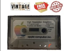 Apple II Applesoft Microsoft BASIC Cassette 1978 Vintage Original 002-0007-00 picture