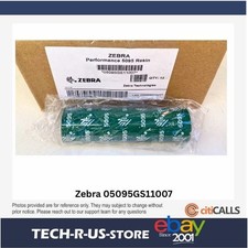 Zebra 05095GS11007 12 Rolls Resin Ribbon 4.33