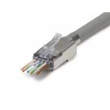 Platinum Tools 105029 External Ground ezEX®48 Shielded CAT6A Connector picture