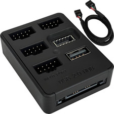 Multi Port Internal USB Hub - 5 Internal USB 2.0 Ports - Motherboard USB Splitt picture
