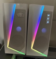 Gaming Speakers 6 RGB White Colorful Lights (model YM-L9) picture