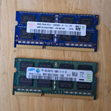 Hynix & Samsung 4GB 2x4GB DDR3 PC3-10600S 204-Pin SO-DIMM Non-ECC Unbuff picture