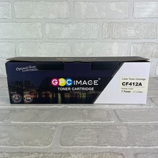 New GPC Image Toner 1 Cartridge CF412A Yellow HP M452NW MFP M377 M452DW M452DN picture