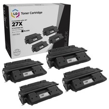 LD Reman Replacement works with HP 27X C4127X 4pk HY Black 4000 4050 4050t 4000t picture
