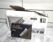 Lot of 10 Maxell HS-8/112 8mm Helical Scan DDS DAT Data Cartridge Tapes New picture