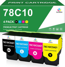 Leciroba CS421 78C10 Toner Cartridge Replacement for Lexmark 78C10 78C10K0 78C10 picture