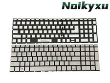 New HP 17-by0021dx 17-by0053cl 17-by0053od 17-by0035nr Backlit Keyboard Silver picture