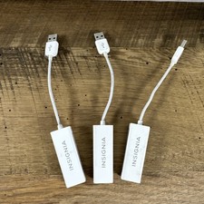Insignia NS-PU98505 White USB 2.0 to Ethernet adaptador - Windows & Mac - 3 Lot picture