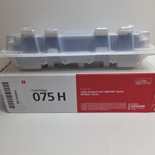 NEW GENUINE - CANON 075H BLACK TONER CARTRIDGE - 6369C001 - SEALED BAG picture