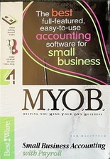 Vtg 80s MYOB Accouning w/ Payroll 4.0 for Macintosh Plus or Better SEALED NEW picture