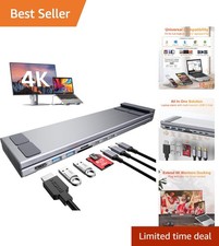 Portable USB C Dock with 8 Ports and 4K HDMI for MacBook and Windows picture