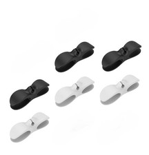 6 Pack White & Black Versatile Cord Winder Easy Install Home Clutter Organizer picture