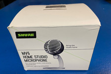SHURE MV5 Digital Condenser Microphone Silver, For iPhone iPad iPod, USED ONCE picture