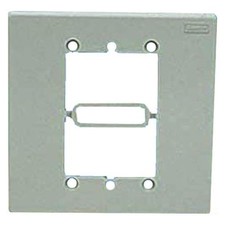 Panduit - MIWBAWH - Panduit Wall adapter, reduces double gang opening to single picture