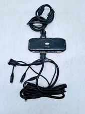 Belkin 4 Port KVM Switch F1DJ104P-B AC Adapter W/Cables picture