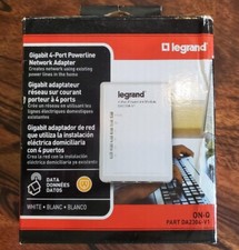 Legrand On-Q DA2304-V1 Gigabit 4-Port Powerline Network Adapter NEW picture