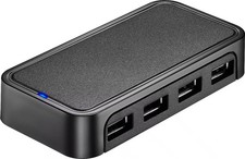 Best Buy essentials- 4-Port USB 2.0 Hub - Black picture