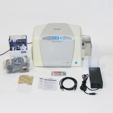 Fargo C50 ID Card Thermal Printer w/ Ribbon and Supplies Bundle  PL picture