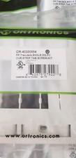Lot of 5-Ortronics OR-40300554 TracJack® Faceplate, 8-Port, Dual Gang, Fog White picture