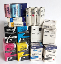 OKI DP-5000 Alps MD Citizen Printiva Cassette Tapes YMC Black Gold Silver Multicolor picture