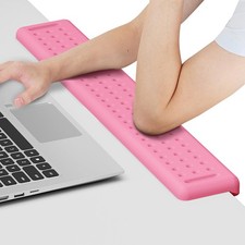 LShaped Desk Long Wrist Rest Elbow Pad 60cm Pink Arm Cushion Office Gaming picture