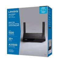 New Linksys AX1500 Max-Stream Dual-Band WiFi 6 Router MR7310 Factory sealed picture