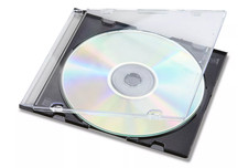 5.2mm Slim CD Jewel Case Single Disc with Black Tray Storage LOT picture