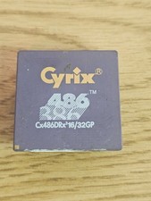 Retro Rare SPEC Cyrix Cx486DRx2-16/32GP 386DX-to-486 Upgrade CPU PGA132 Vintage picture