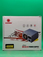 Coolmax V-400 400W ATX v2.01 Power Supply w/ Cord Box TC picture
