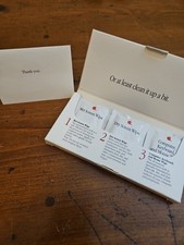 Apple Computer 1989 Vintage Cleaning Wipes 9 in Original Box with Thank You Note picture