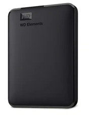 Western Digital Elements 5 TB External Hard Drive Portable Storage HDD Open Box picture