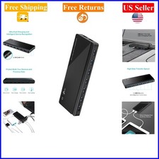 Powered USB Hub 3.0, 7 Data Ports & 2 Charging Ports, Black picture