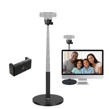 Webcam Stand for Desk, Telescopic Webcam Mount Camera Stand for Logitech Webc... picture