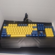 Havit Mechanical Gaming Keyboard Model HV-KB389L  Yellow & Blue Keys picture