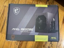 MSI MAG A650BE 650W ATX 80 Plus Bronze Non-Modular PSU 24P 6+2 PCIe picture