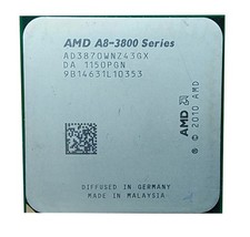 AMD A-Series A8-3870K Socket FM1 3.0GHz Desktop CPU AD3870WNZ43GX picture