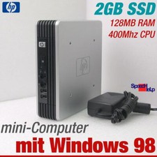 HP Mini-Computer PC For Windows 98 Old DOS Games 400MHZ 2GB SSD RS-232 Parallel picture
