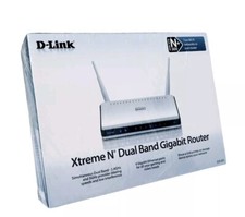 D-Link DIR-825 Xtreme N+300 Dual Band Gigabit Wi-Fi Router 300Mbps New Sealed picture